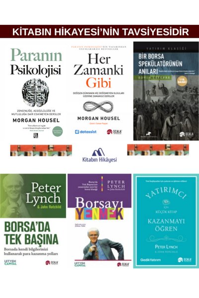Scala Yayıncılık Paranın Psikolojisi, Her Zamanki Gibi, Borsada Tek Başına, Borsayı Yenmek, Kazanmayı Öğren(6KİT)
