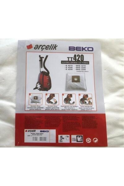 Arçelik Siyah Trb 6986 B 15 Adet Toz Torbası 01