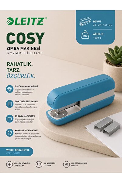Genel Markalar Cosy Zımba Makinesi - Mavi - KOD:55670061