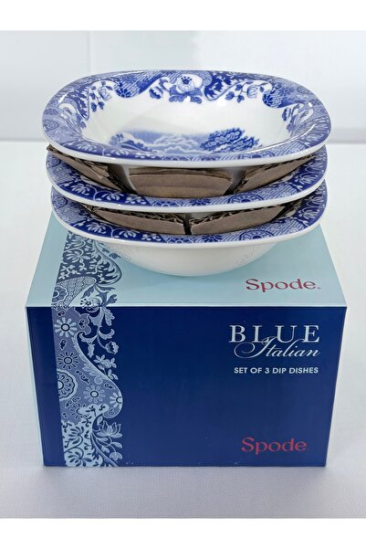 SPODE Blue Italian 3'lü Kase Takımı