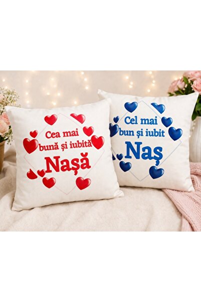 OEM Godfather Gift Set, 2 Personalized Pillows