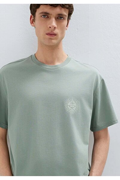 Mavi M0613289 Baskılı Tişört Erkek T-Shirt YEŞİL