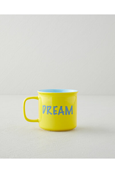 English Home Cheer and Dream Seramik Kupa 315 Ml Sarı
