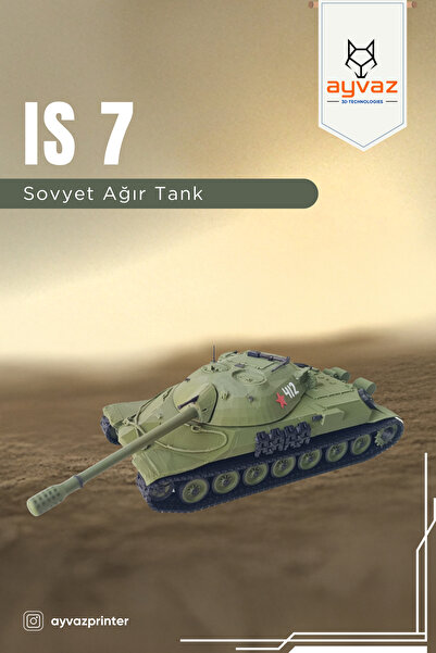 ayvazprinter IS 7 1/35 Ölçek, 9,7x20x7,4 cm Boyutlu, Hareketli Palet Sistemi ...