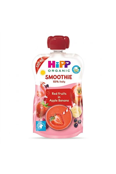 Hipp *HiPP STRAWBERRY SMOOTHIE WITH APPLES AND BANANAS 120M (HPISSMFROSMB120)