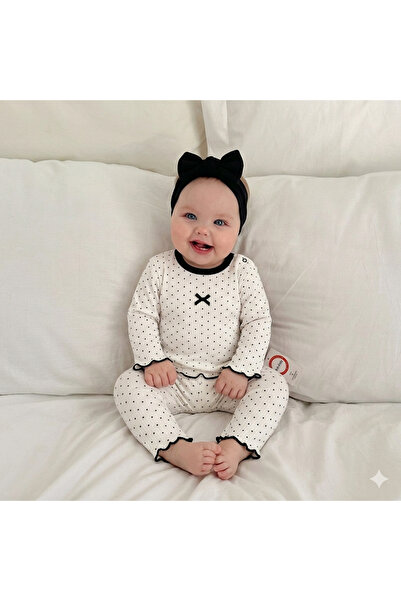 Momercy Polka Dot Baby Girl Double Set