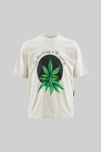 Machinist Erkek Herb Printed Baskılı Oversize Tişört Uzay Grisi
