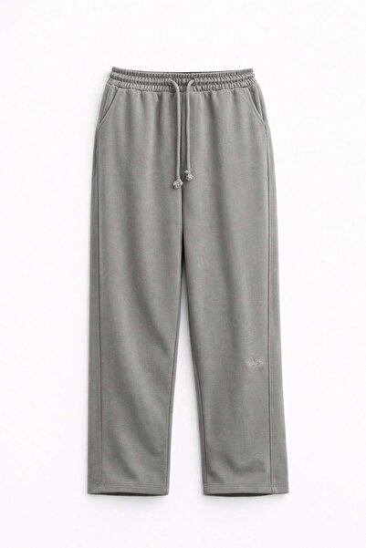 VAMOSCLO Baggy Fit Eşofman Alt Füme