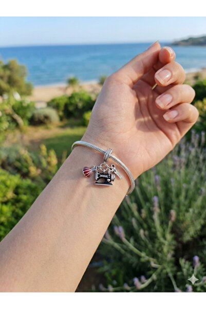 My Story Terzi Dükkanı Sallantılı Gümüş Charm