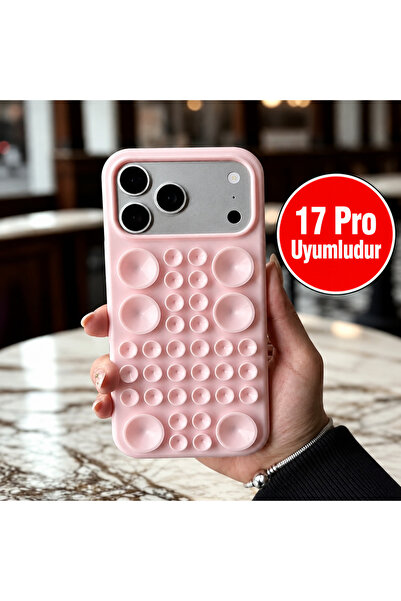 CAMCI Sadece İPhone 17 PRO Uyumlu Kendiliğinden Vantuzlu Yeni Sezon Tarz Kılı...