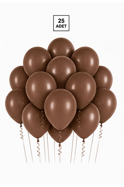 Balonsan Chocolate Color Balloon 25 Pieces