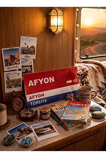 Home Tablo "Afyon 03 Memleket tablo 15x30 cm"
