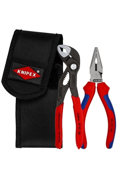 Knipex 00 20 72 V06, Σετ πένσα και γκαζοτανάλια μίνι σε θήκη ζώνης