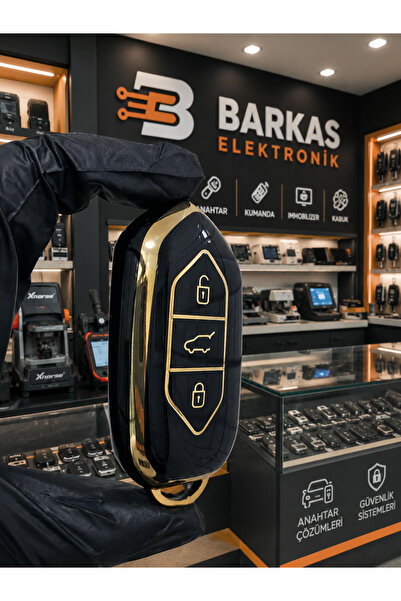 BARKAS ELEKTRONİK Carcasa de protectie pentru cheie cu 3 butoane compatibila ...