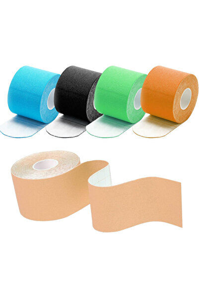 OEM Set de 5 benzi kinesiologice pentru sport și medicină, autoadezive, imper...