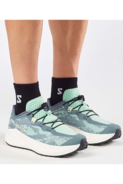Salomon حذاء Aero Glide 4 Grvl Trail Running للجنسين، حذاء رياضي باللون الأخضر