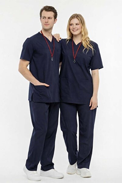 Çatı Medikal UltraLycra Comfy - Set de uniforme medicale Lycra pentru doctori...