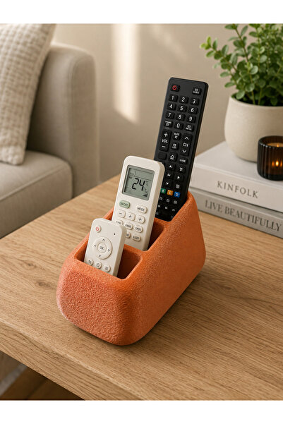 TRİMENT3D 3-Compartment Tv and Air Conditioner Remote Organizer – Desktop Rem...