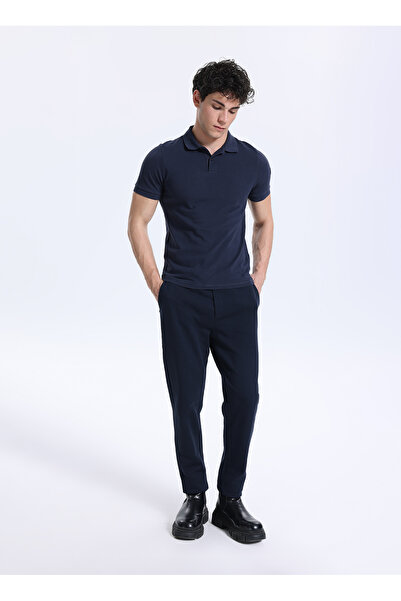 Ted Baker Lastikli Bel Rahat Lacivert Erkek Eşofman Altı TBMRTR1101
