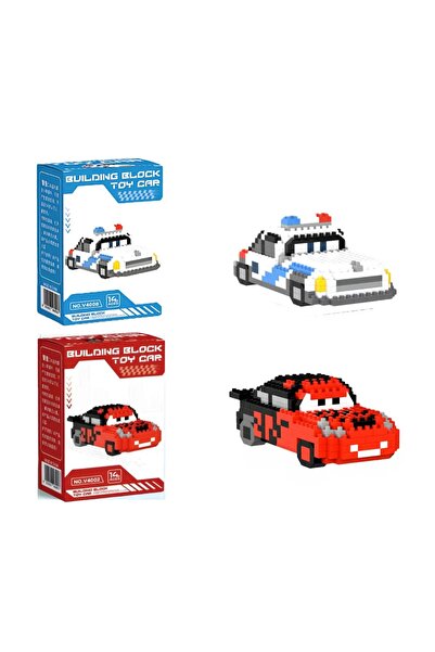 DEK مجموعة أفلام BRICKS Cars - سلسلة سباقات شيمبوس ماكوين وشيريف - حزمة من قط...