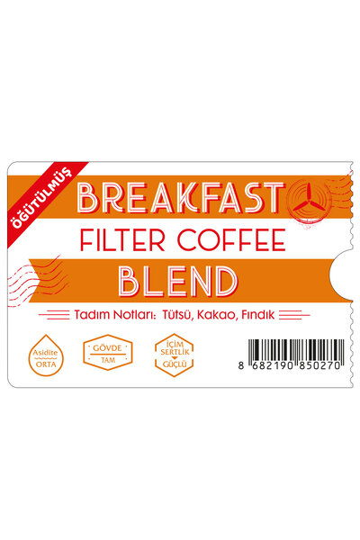 Moliendo Finest Coffee Breakfast Blend Filtre Kahve (Öğütülmüş Filtre Kahve) 250 g