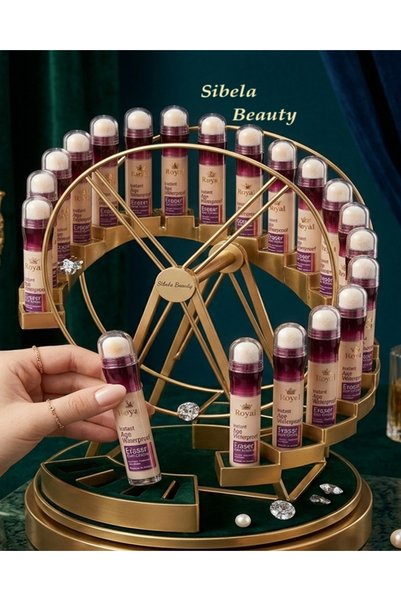 SİBELA BEAUTY GÜZEL GÖRMEK GÜZEL DÜŞÜNDÜRÜR كونسيلر، مزيل الهالات السوداء، كونسيلر تحت العين مع إسفنجة