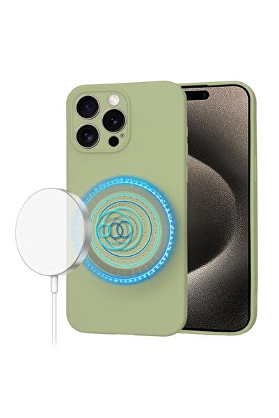 Techsuit Husă pentru iPhone 15 Pro Max - Techsuit SoftFlex MagSafe - Matcha