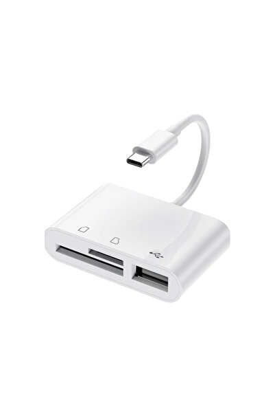 Skygo قارئ بطاقات ZR823 من نوع C لبطاقات SD وMicro SD