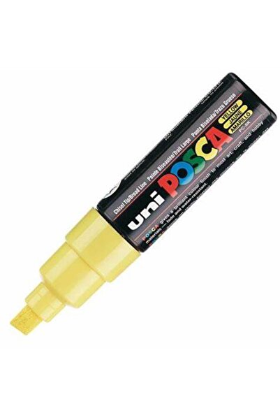 Uni Posca Posca PC-8K Marker, Chisel Tip 8 mm, Yellow
