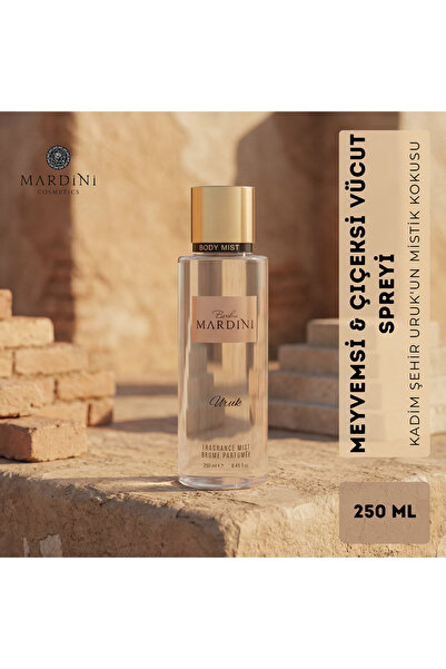 Berdan Mardini Uruk Parfümlü Vücut Spreyi Body Mist 250 ml Meyvemsi ve Çiçeks...