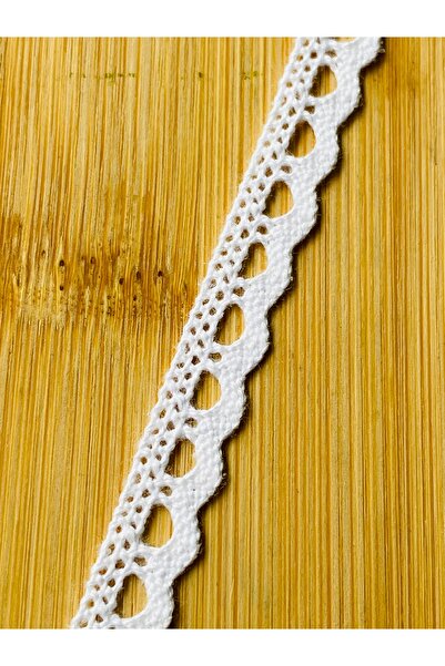 Lorin hobi Lace Cotton Kopanaki Width: 1 cm 1 Meter White