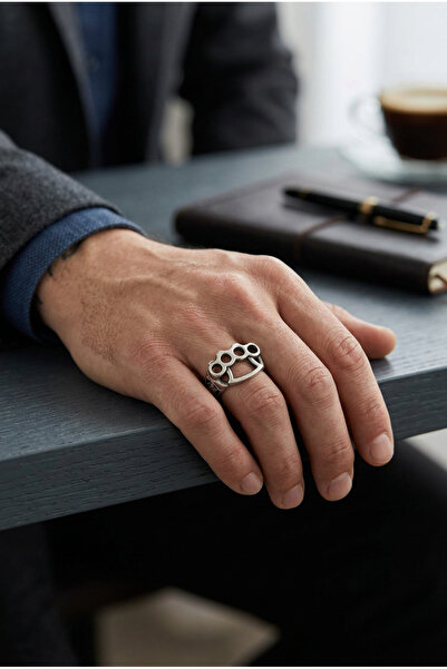 Begondio Special Design Masculine Adjustable Men's Ring