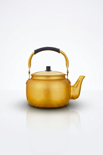 Generic Korean Style Kettle 2L - Gold Aluminium - Heat Resistant Handle - Gas...