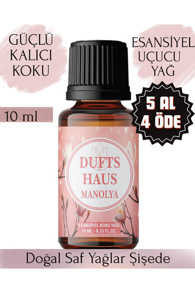 duftshaus Manolya Saf Esansiyel Uçucu Koku Yağı Oda Ortam Kokusu Doğal Yağ Ar...