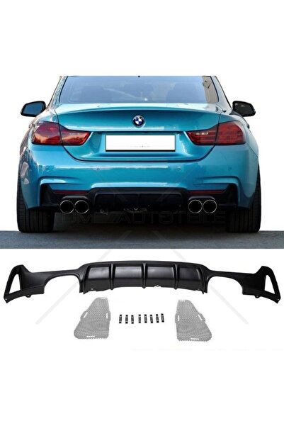 OEM AUTOGP Bmw F33 arka tampon difüzörü 4 çıkış m-performance 4 serisi