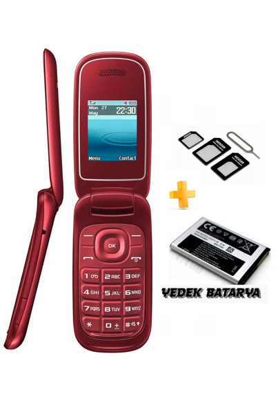 SenalStore Samsung 1270 Kamerasız Tuşlu Cep Telefonu SET