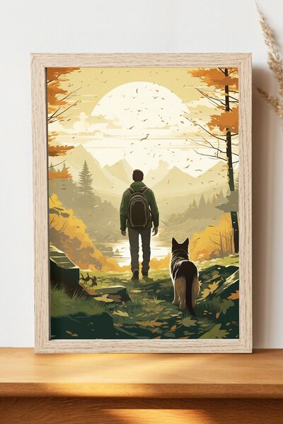Luna Marissa Αφίσα Dog Man - Αφίσα τοίχου από γυαλιστερό χαρτί χωρίς πλαίσιο