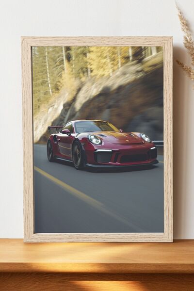 Luna Marissa Αφίσα Porsche 911 - Αφίσα αυτοκινήτου από γυαλιστερό χαρτί χωρίς...