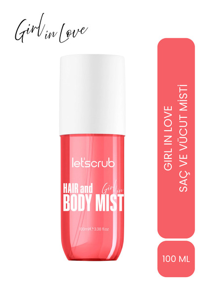 LET'SCRUB Girl in Love Saç ve Vücut Misti Kalıcı Kokulu 100 ml | Hair and Bod...