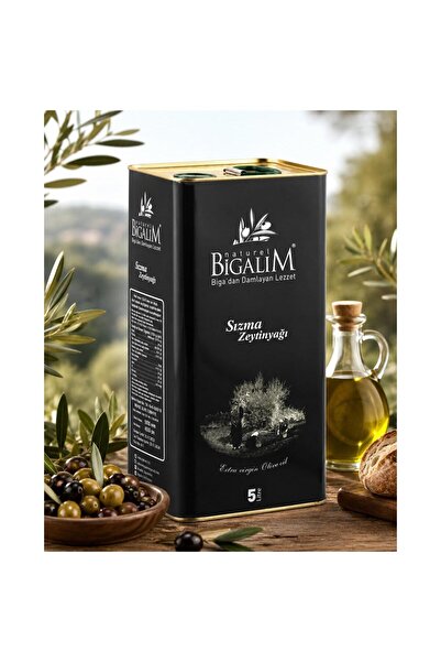 BİGALIM Sızma Zeytinyağı 5 Litrelik Teneke