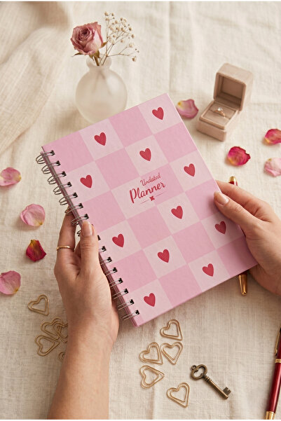 White Notebook A5 Spiralli Süresiz Renkli Planlayıcı Ajanda Motivasyon Sayfal...