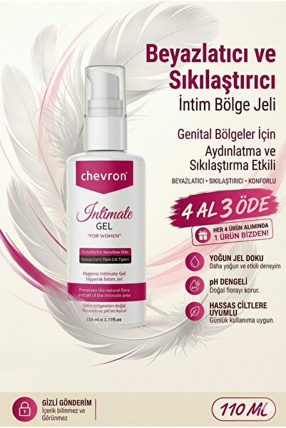 110 ml Parfümlü Hassas Cilt Tipleri için pH Dengeleyici Hijyenik İntim Jel