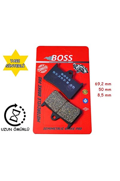 SEVGENT Yamaha Ön Fren Disk Balatası Boss Fa252 Yzf 600 Fz6 Fz-07 Mt-07(18-21...