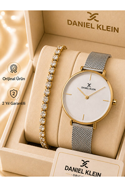 Rose Silver Waterproof Women Wrist Watch with 2 Year Warranty - Bracelet Gift