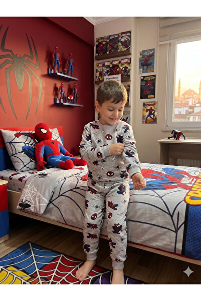tusem butik homewear Set pijamale de iarnă cu mâneci lungi, din bumbac, culoa...