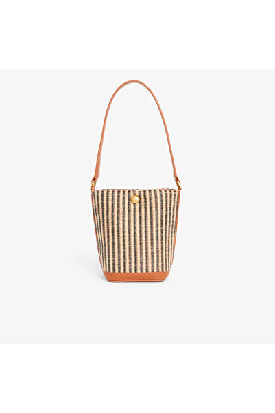 Lacoste Small Summer Pack Raffia Bucket Bag - NF5246PB-T46