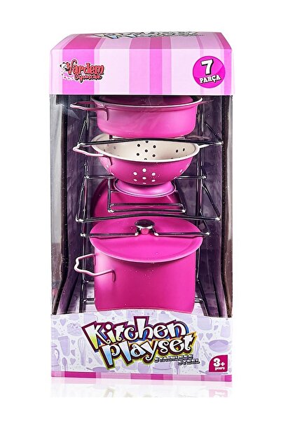 Vardem Emaye Raflı Tencere Tava Set 7 Parca - Standart