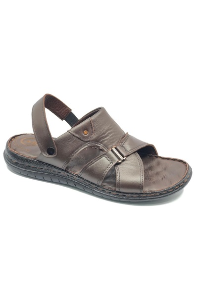 Kids Club Shoes Asker 1920-San 100% prave kožne muške ortopedske sandale papu...