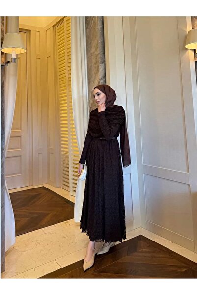 MODA GÜPÜR DETAYLI ELBİSE