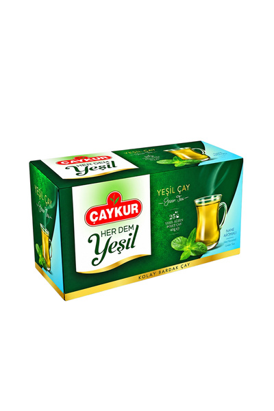 Çaykur YEŞİLÇAY NANELİ 25*40 GRAM PAKET